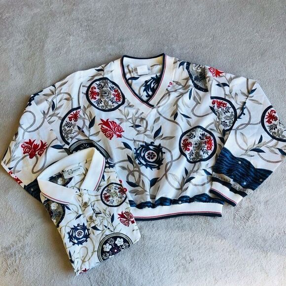 Vintage Marcia Sleeveless Collared Floral Top - Picture 10 of 10